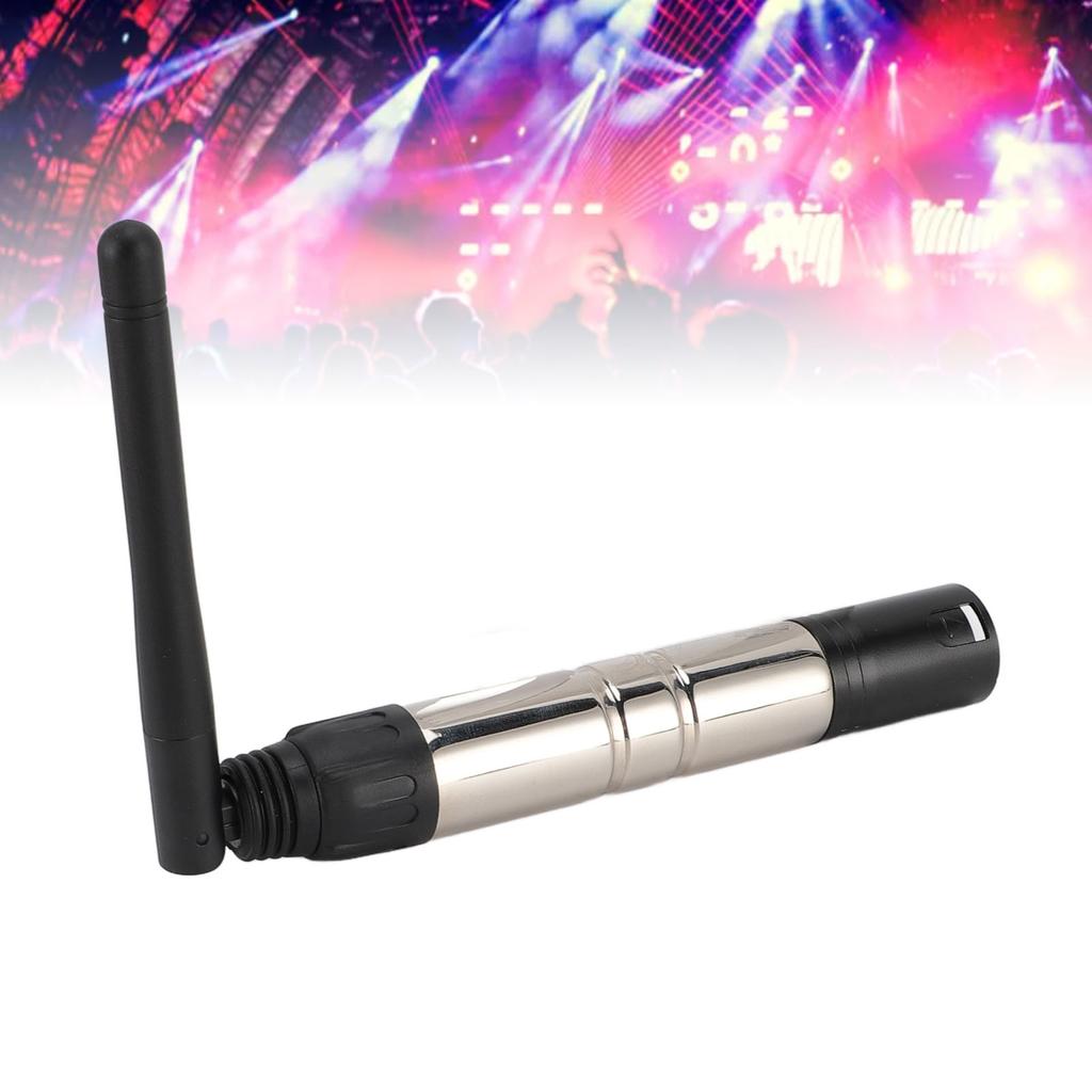 Stage Lighting Control Wireless Transmitter Receiver System 2 in 1 3 Pin with Male Female Plug