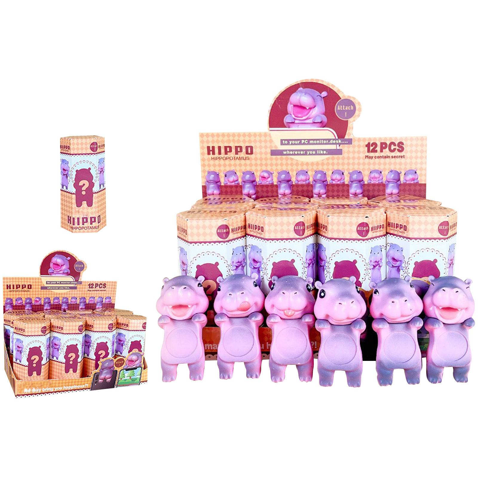 

Милая коробка-ангел с украшением в виде модной куклы, серия персонажей - стоящие животные, серия бегемотов ко Дню святого Валентина