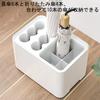 YMJOGGUE Umbrella Stand, Holds 10 Umbrellas, Umbrella Storage, Detachable Water Tray, Compact, Entryway Storage, Indoor Use (White)