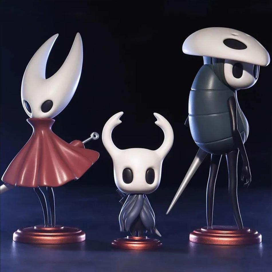 3pcs Anime Hollow Knight Figure GK Game Figurine Doll PVC Model Desktop Decoration Toys Child Birthday Christmas Gift