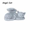Resin Angel Dog Cat Statue Garden Decor Puppy Tombstone Sculpture Ornaments Gifts For Yard Home Decoration Living Room Supplies