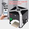AC 110-240V 80x80mm Engraving Range 3000mw CNC Wifi USB Laser Engraver DIY Logo Mark Printer Cutter Woodworking Mini Laser Engraving Machine