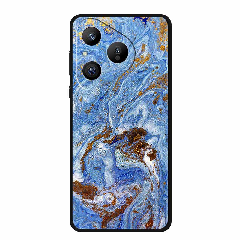 For Huawei Pura 80 5G Case Marble Granite Textured Soft Silicone TPU Phone Case For Pura80 5G Bumper Coque Mica Painted Cover