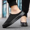 Fashion Slippers Laces Sneackers 2024 Summer Men's Dress Shoes Elegant Casual Sneaker Children Elegant Mens Sandals Gentleshoe Tennis