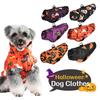 Dog Jacket Small Medium Dogs Cats Party Puppy Costume Warm Pumpkin Print Pet Coat Cute Schnauzer Chihuahua Vest Coat