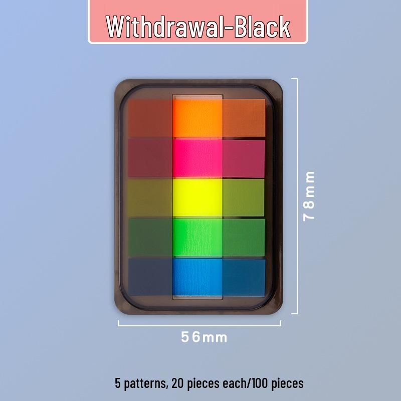 Triangle & Round Segmented Pull-out Strong Adhesive Sticky Notes for Memos