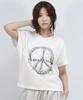 Deumakeu Piece Graphic Standard Fit French Short-Sleeved White
