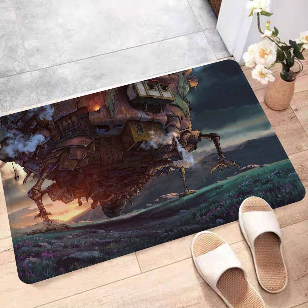 Japan Anime H-Heulen M-Bewegliches C-Schloss Badematte INS Stil Weich Schlafzimmerboden Haus Waschküchenmatte Rutschfest Willkommen Fußmatte