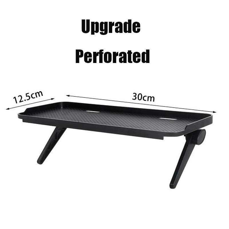 Adjustable TV Screen Top Shelf Computer Monitor Desktop Screen Top Storage Rack TV Box Router Shelf Rack Home Organizers Bracket