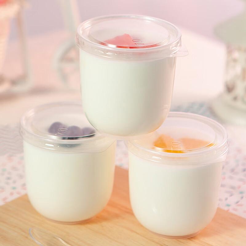 

Pabei 200ML Disposable Plastic Dessert Cups with Lids
