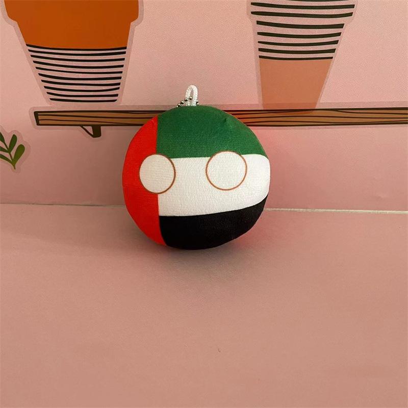 

10см Плюшевая игрушка Кантрибол Польша Великобритания Украина Германия Мягкая кукла Украшение 10cm