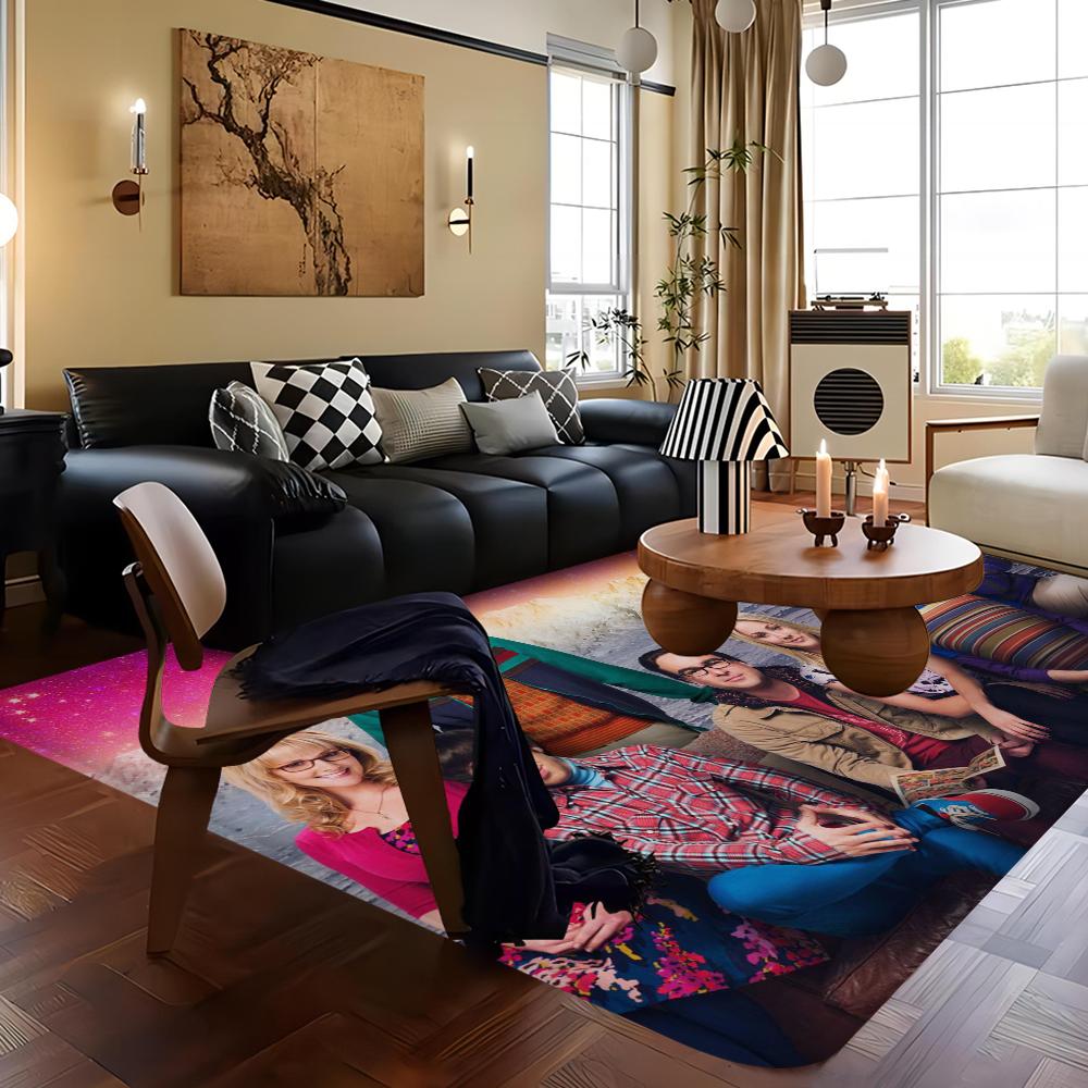 The Big Bang Theory Bathroom Mat INS Style Soft Bedroom Floor House Laundry Room Mat Anti-skid Welcome Doormat