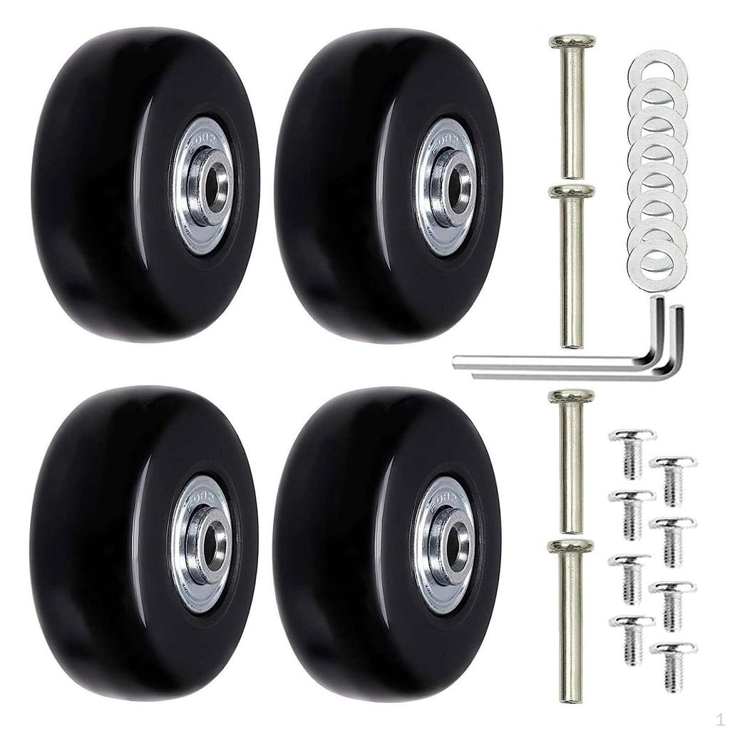 Replacement Wheels for Travel Bags Smooth Glide Easy Assembly