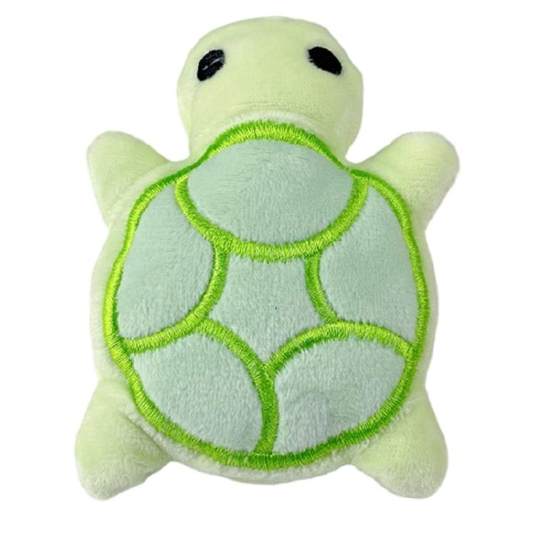 Liebenswertes Schildkröten-Cartoon-Stofftier für Kinder Schlüsselanhänger Schildkröten-Cartoon Flauschiger Weicher Anhänger Plüsch-Schildkröten-Spielzeug