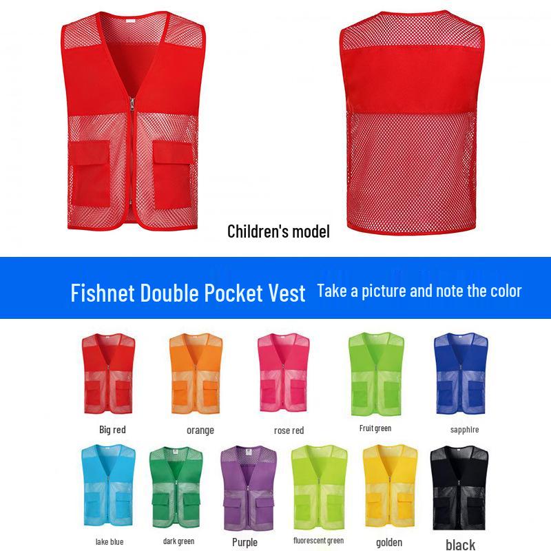 Custom Charity Event T-shirt Vest with Logo Printing for Volunteers