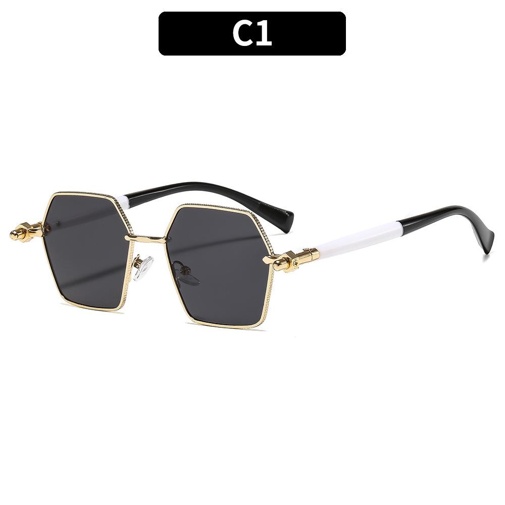 European And American New Irregular Polygonal Fashion Sunglasses Spice Girl Trend Personalized Women S Sunglasses High-End Glasses