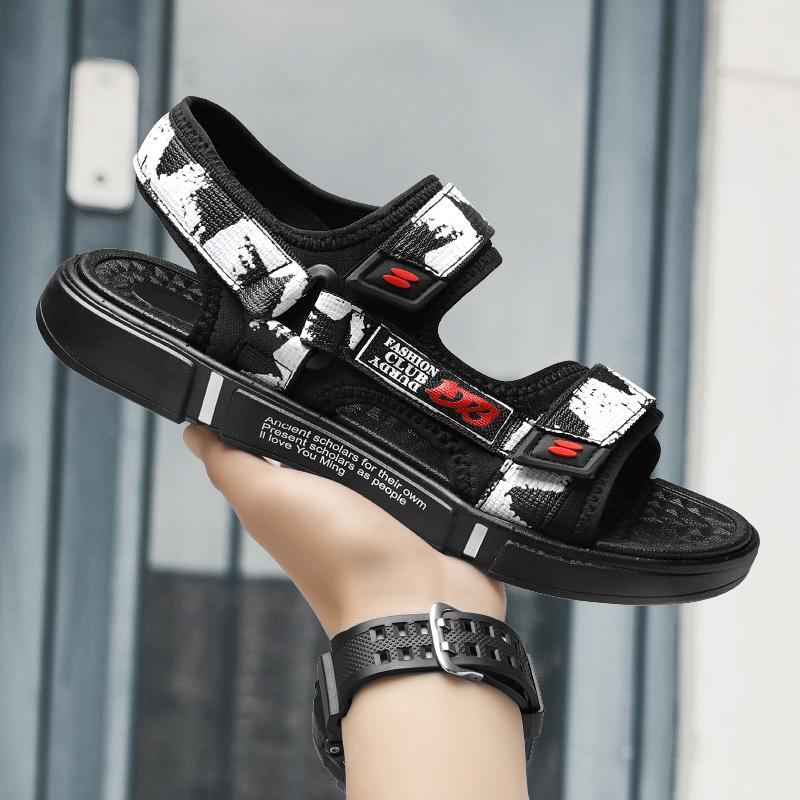 Mesh Beach Sandals In Low Heels Men S Beach Sandals Outdoor Classics Comfortable Man Shoes 2022 Summer Mens Casual Shoes Fashion 40