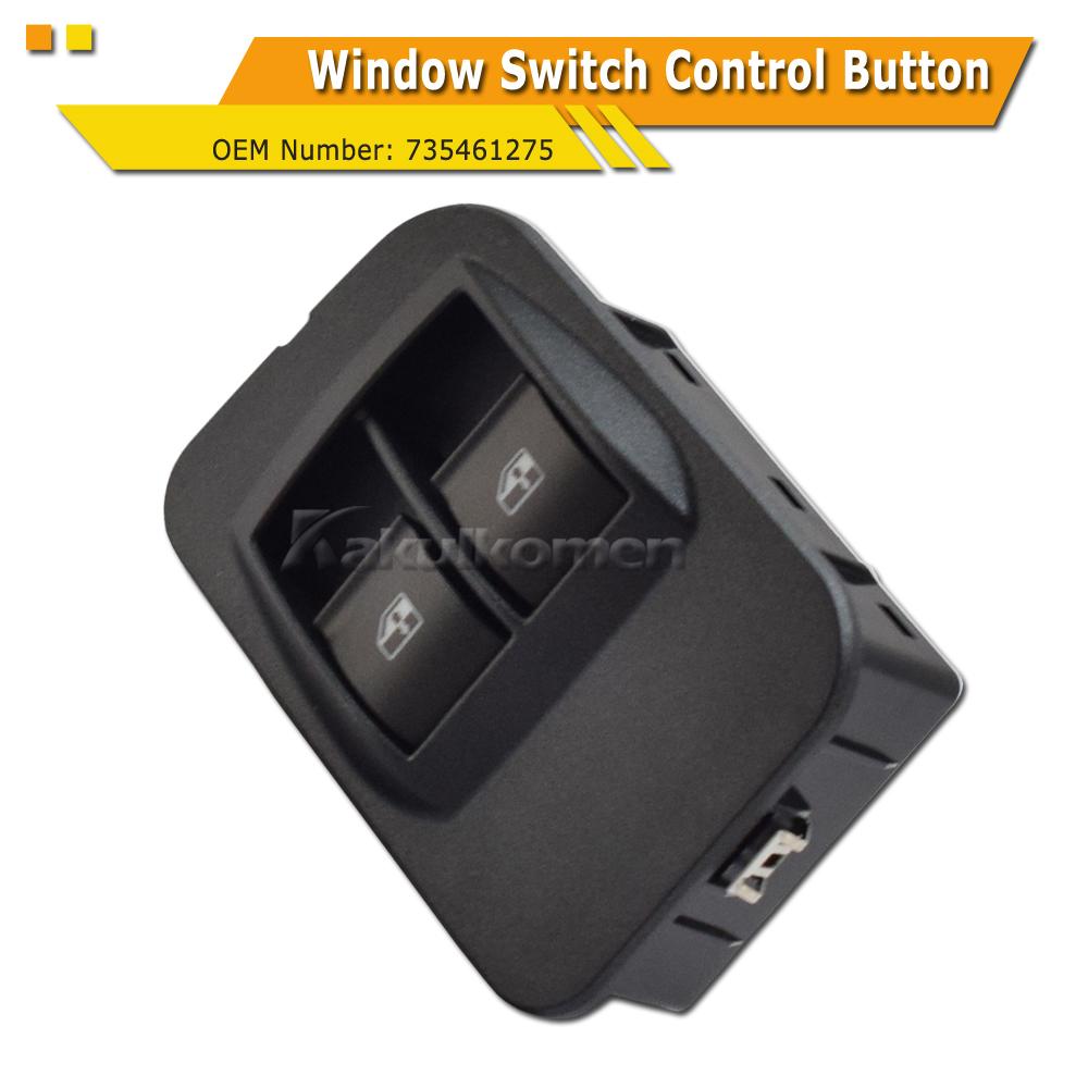 Car Master Window Switch Electric Control Button For Citroen Nemo Peugeot Bipper Fiat Doblo Qubo Fiorino 735518655 735461275