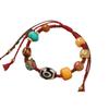 Retro håndlaget vevd armbånd, tibetansk etnisk stil Tianzhu-armbånd, nisjedesign for kvinners tilbehør