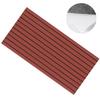 Boat Marine RV Flooring Mat EVA Foam AntiSlip Decking Sheet 240x60cm94.5x23.6in(Dark Brown Black )