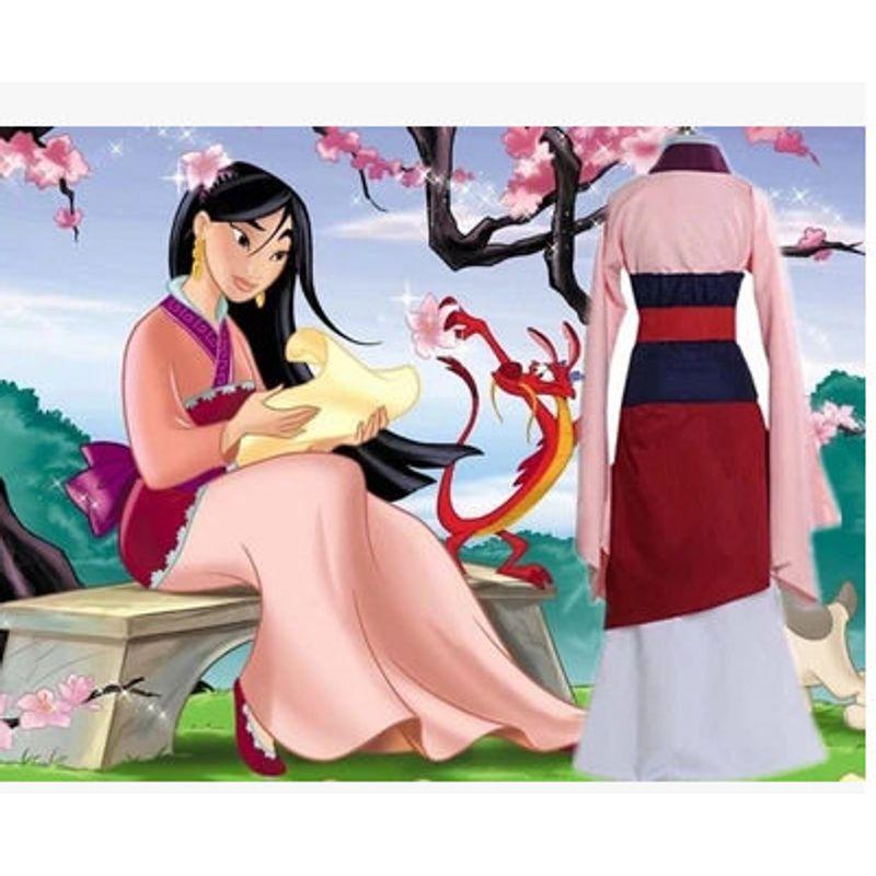 Cosplay Costumes of Mulan, Mulan Performance Costumes, Stage Mulan Costumes, Halloween Cosplay