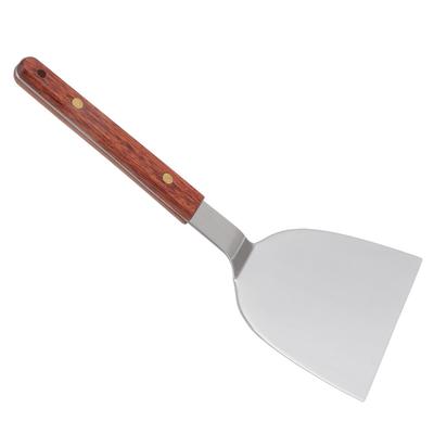 Wide Blade Pancake Turner Wooden Handle Teppanyaki Spatula Flipper Burger Turner  Kitchen