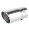 New exhaust tips pipes double thick liner stainless exhaust tail muffler throat universal car exterior parts auto accessories