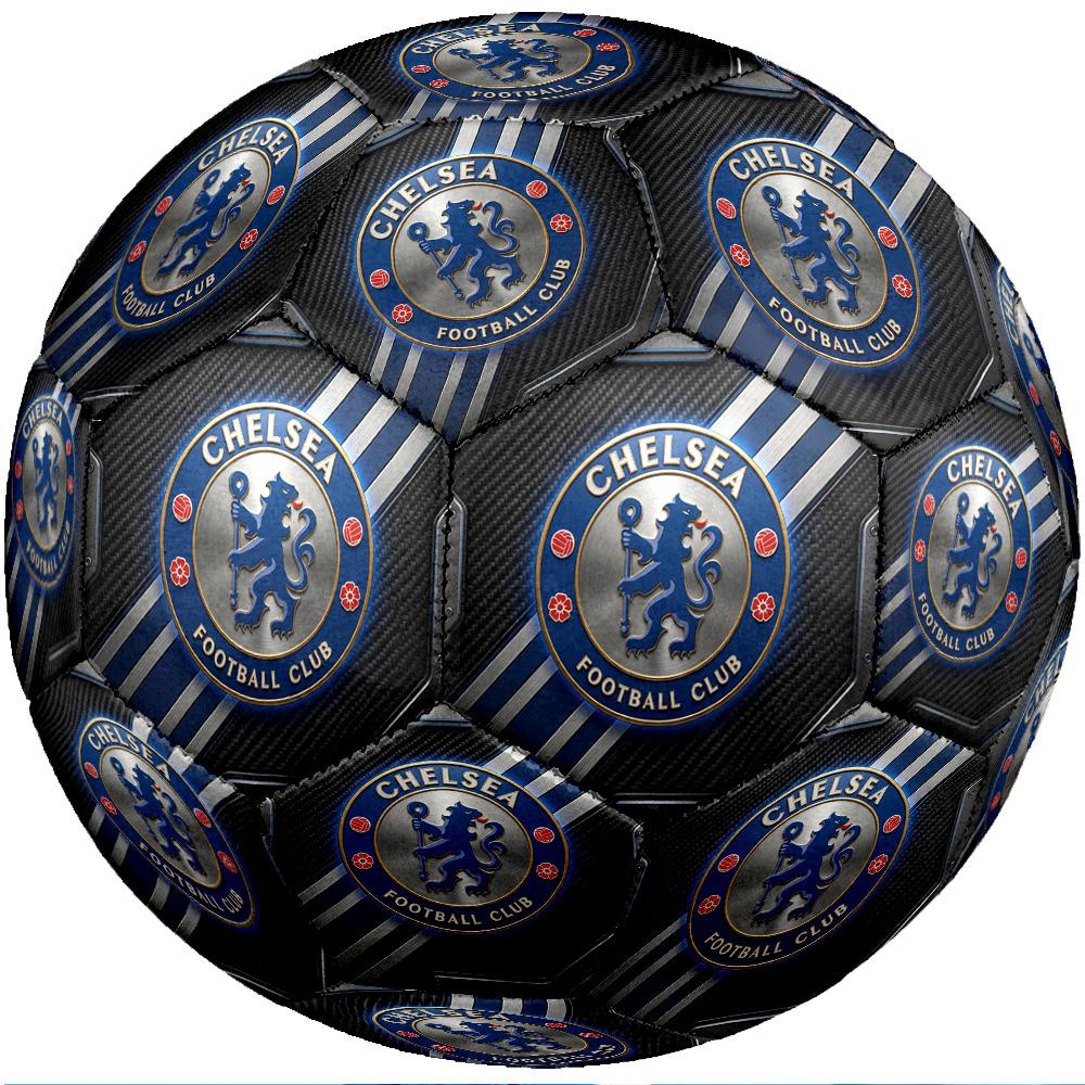 Chelsea FC Theme Soccer Ball Size 5 Soccer Ball Soft Touch Professional Training Football for Outdoor Sports