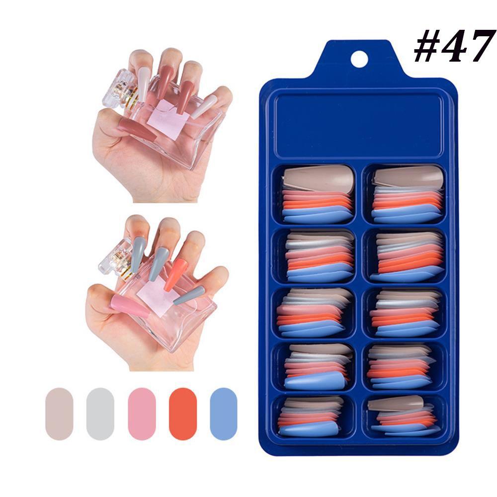 100Pcs Ballerina Beauty Tools Acrylic False Nail Tips Ballerina Fake Nails Full Cover Manicure