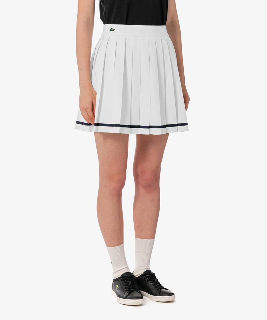 LACOSTE Women'S Tennis Tape Tipping Skirt Jf231E-56G 70V
