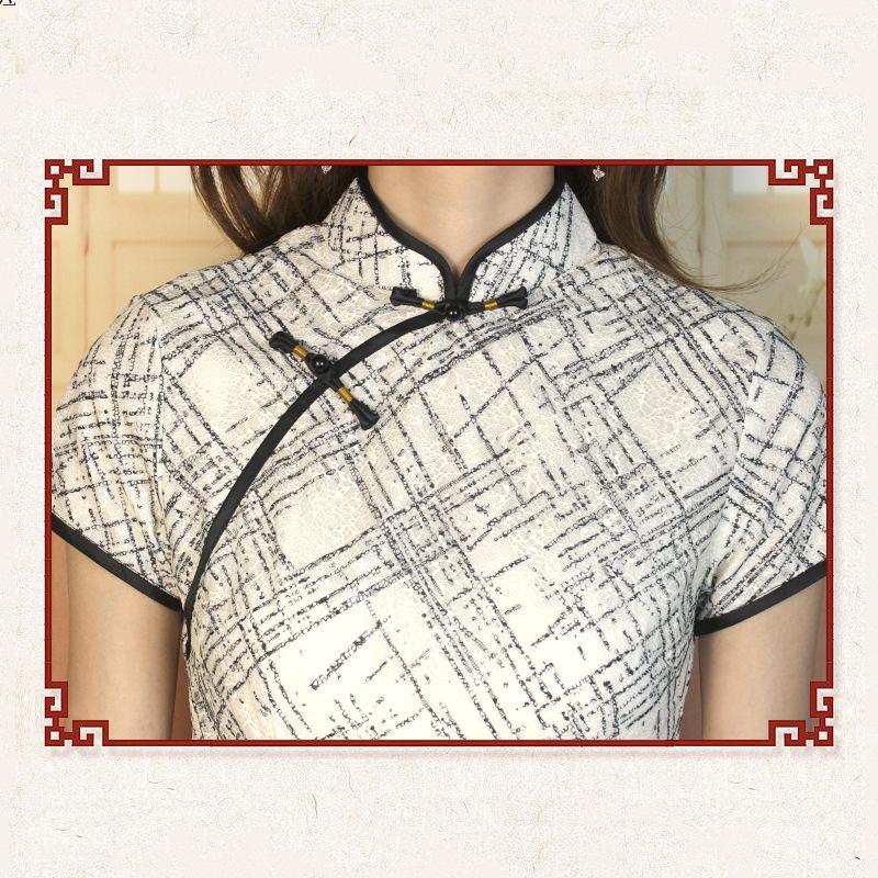 Nasture Hanfu Cheongsam din Jad Hengmeihe - Accesoriu decorativ în stil etnic