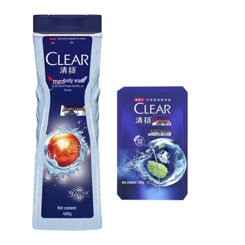 

Clear Men Oil Control Sport Shower & Shampoo Set