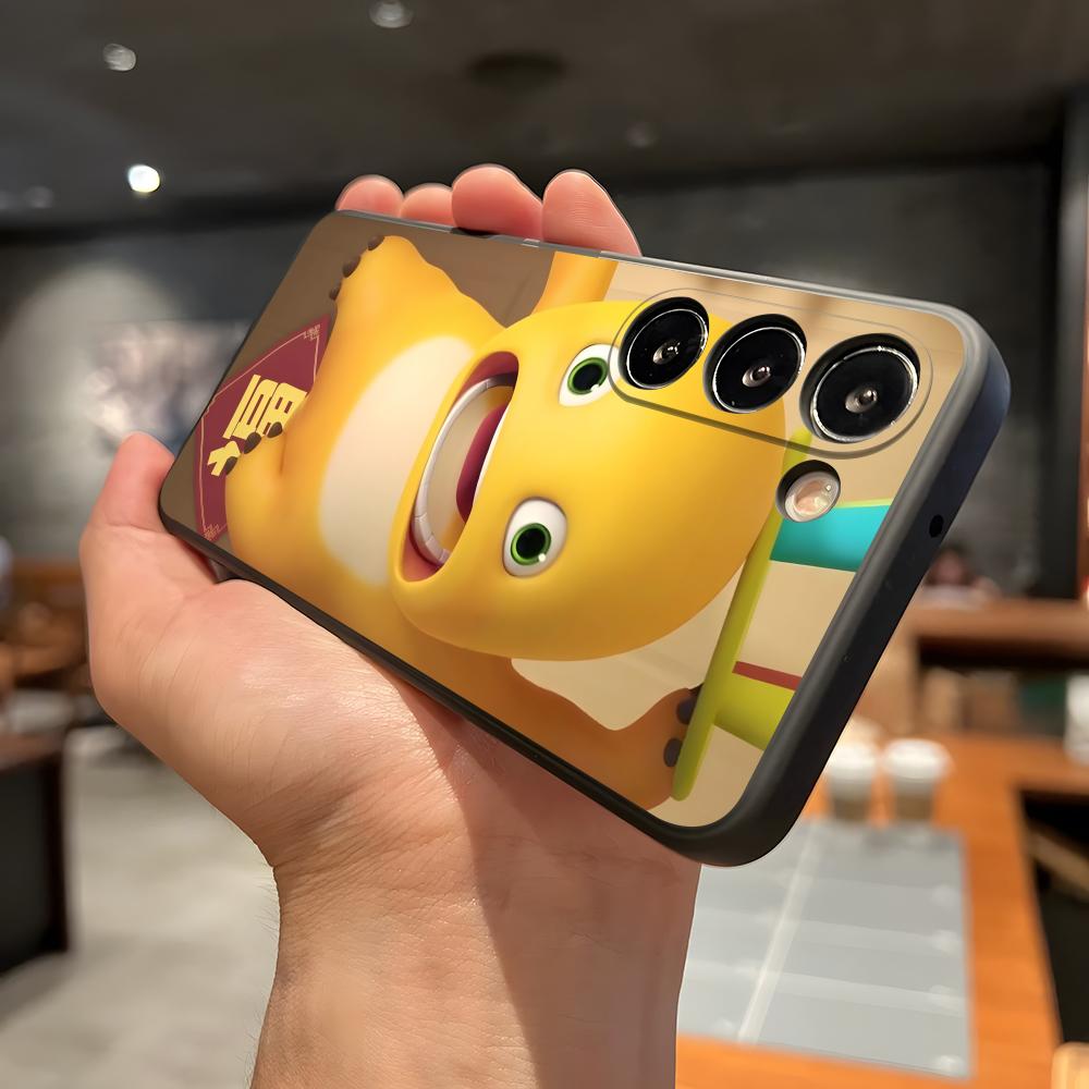 C-Cute N-Nailong Phone Case For Samsung A56 A36 A26 A16 A15 A25 A35 A55 A14 A34 A24 A54 Black Soft Shell