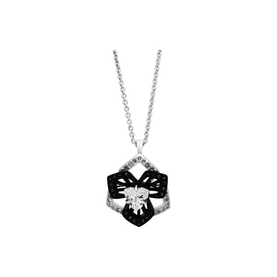 

Swarovski Linda Black Crystal Necklace Women necklaces 5372095 Box (Random Color)