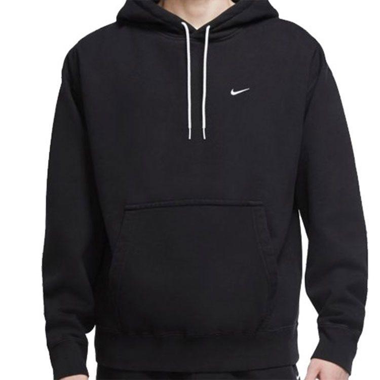 Nike Sweatshirts Unisex Black Hooded Moderate Regular DA2253-010