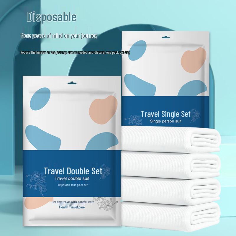 Portable Disposable Travel Bedding Set