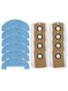 Mop Cloth and Dust Bags for Trouver for E10 and For Liectroux for M70 for Pro 6 Mop Pads and 8 Strong Dust Bags for Clean Floors