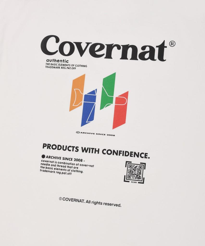 COVERNAT Travel T-Shirt White