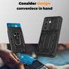 For Samsung Galaxy A37 5G Case PC + TPU Kickstand Phone Back Cover with Camera Slider