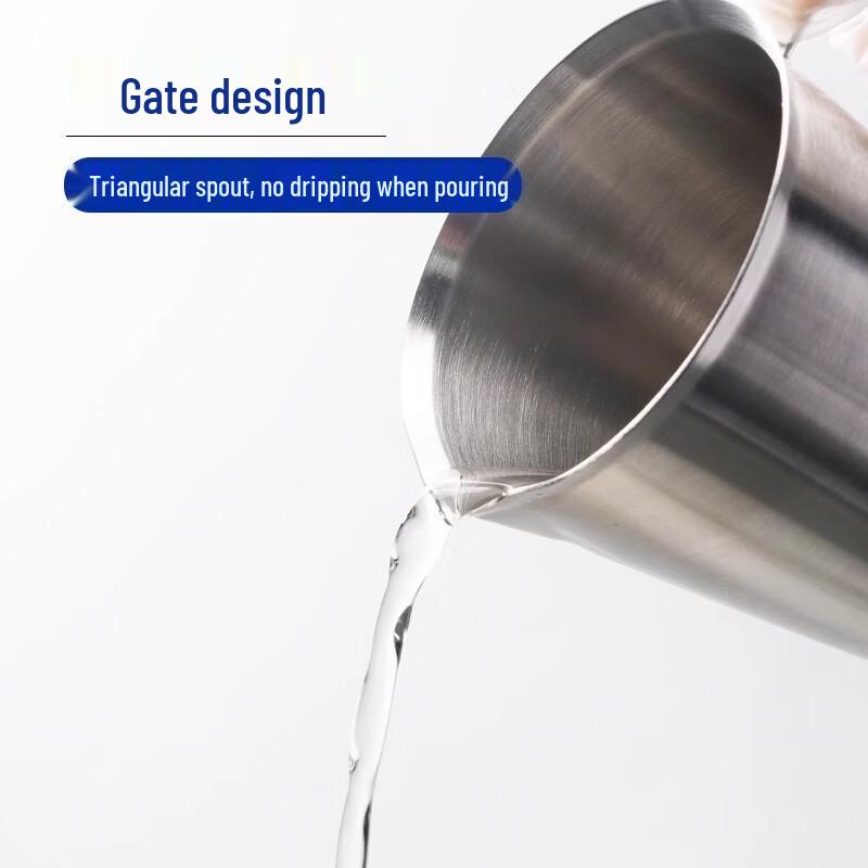 Xíhé Stainless Steel Graduated Measuring Cup with Lid