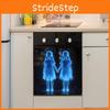 Halloween Hand In Hand Ghost Girl Glass Kitchen Home Decoration Wall Stickers