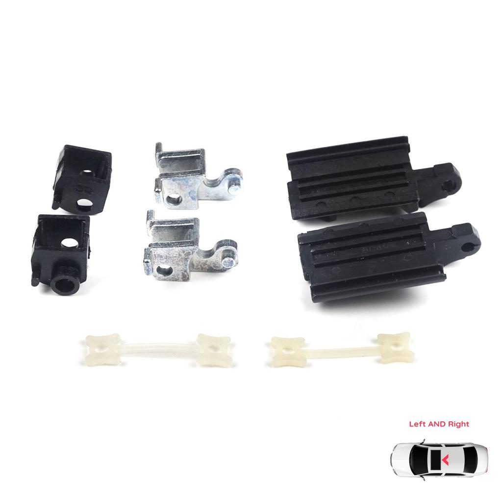 BSR531+BSR532 Sunroof Sliding Rail Lift Lever Hinge Repair 8 PCS Set Left Right for BMW 3 E36 E46 7 E38 54128119747 54128119748