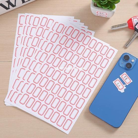 Pegatinas de Etiquetas Autoadhesivas de Nombre y Precio para la Escuela y la Organización