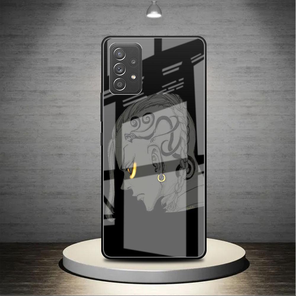 Glashülle für Samsung Galaxy A52 A71 A50 A51 A70 A21s A31 A72 A10 A12 A30 A22 5G Handyhülle Japan Anime Tokyo Revengers