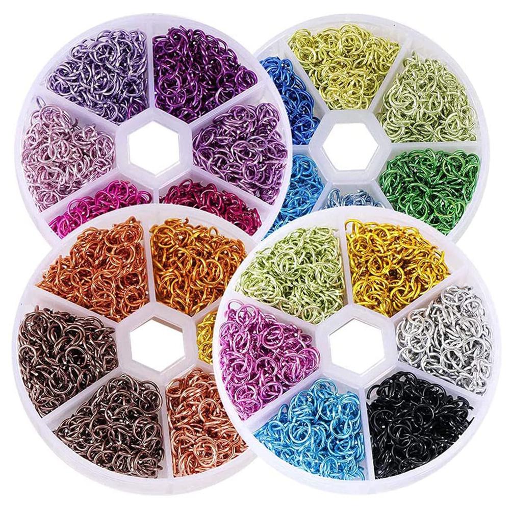 Nail Art Design Pendant Set 3D Metal Rings DIY Jewelry Craft Supplies Nail Jewelry Decorations 3D Piercing Kit