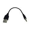 3.5mm Male To USB AUX Jack Audio Cable Charge Adapter Cord Wire for Car MP3