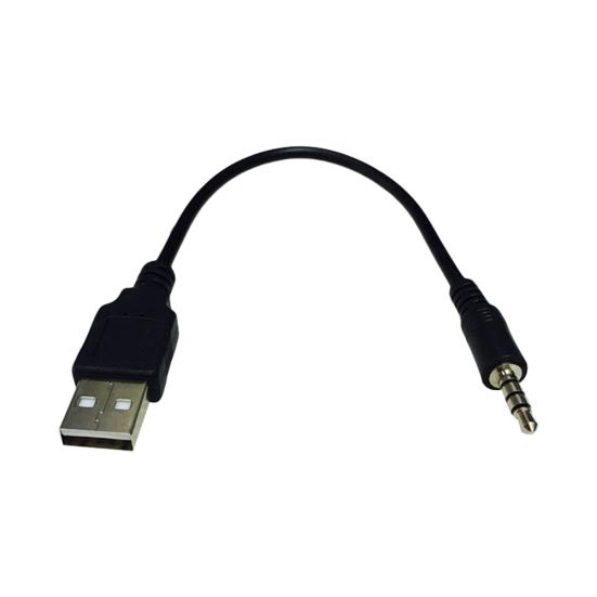 3.5mm Male to USB AUX Jack Audio Cable Charge Adapter Cord Wire for Car MP3