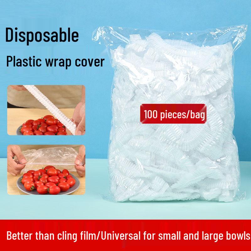 

Elastic Food Grade Thickened PE Cling Film Covers for Bowls and Dishes Normal 36cm