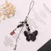 Gothic Style Mobile Phone Chain Charm Mobile Keychain Lanyard Y2K Phone Strap  Phone Pendant