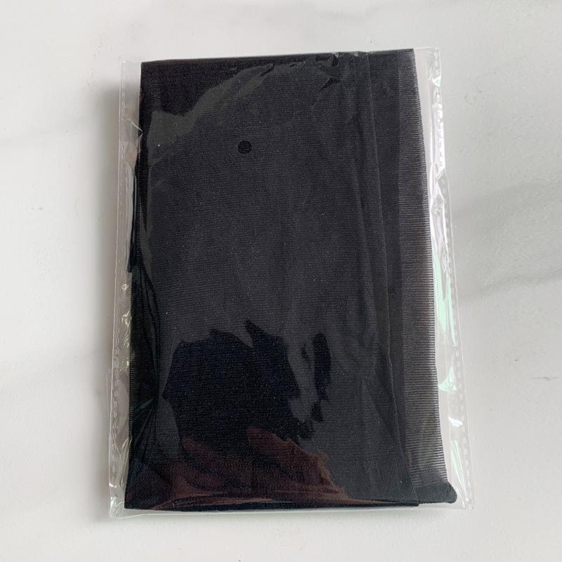 Damen Over-the-Knee Schwarze Strümpfe mit Trägern - Weiße Einteiler Strumpfhose